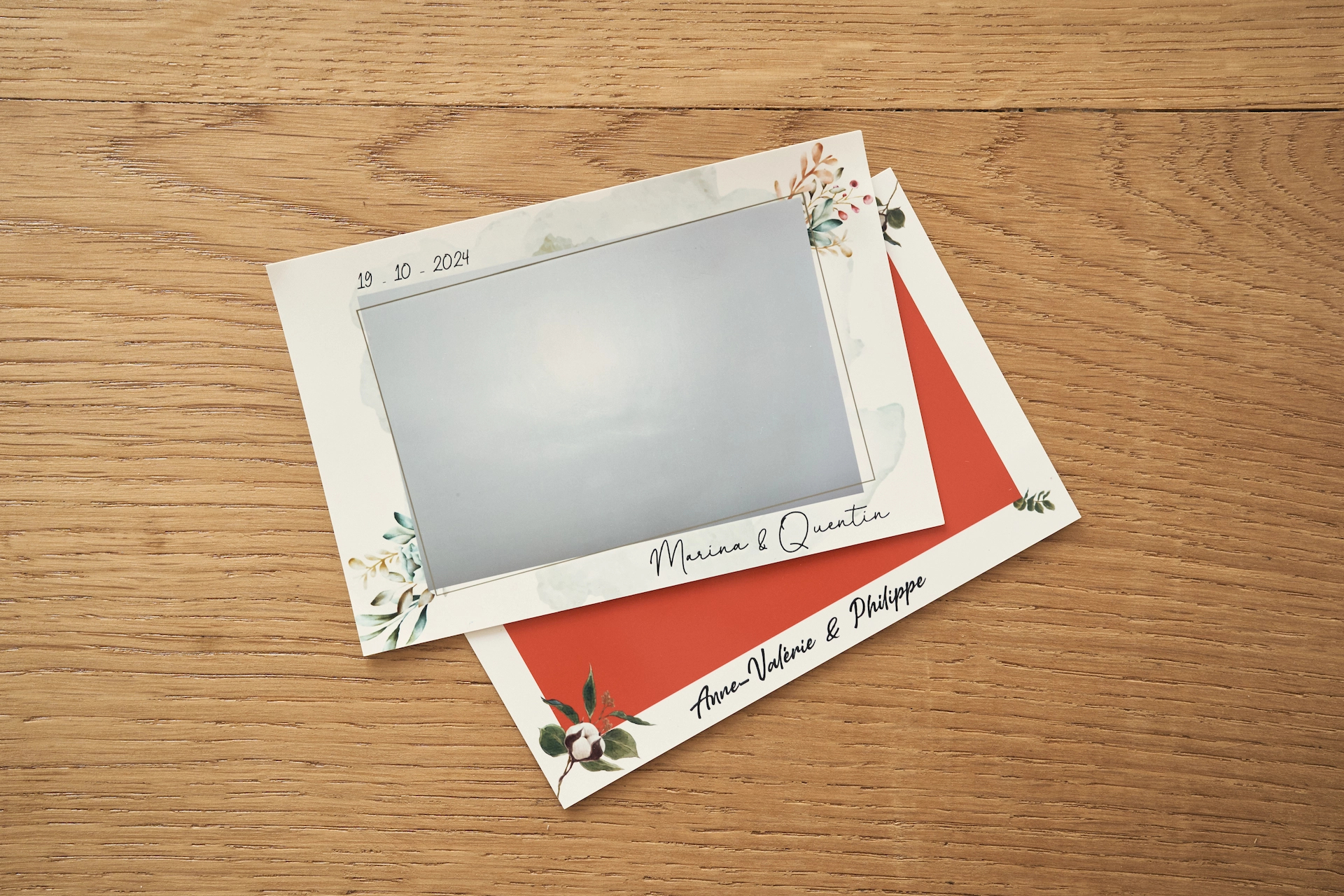 visuel personnalisé pour photobooth soirée privée à Laval