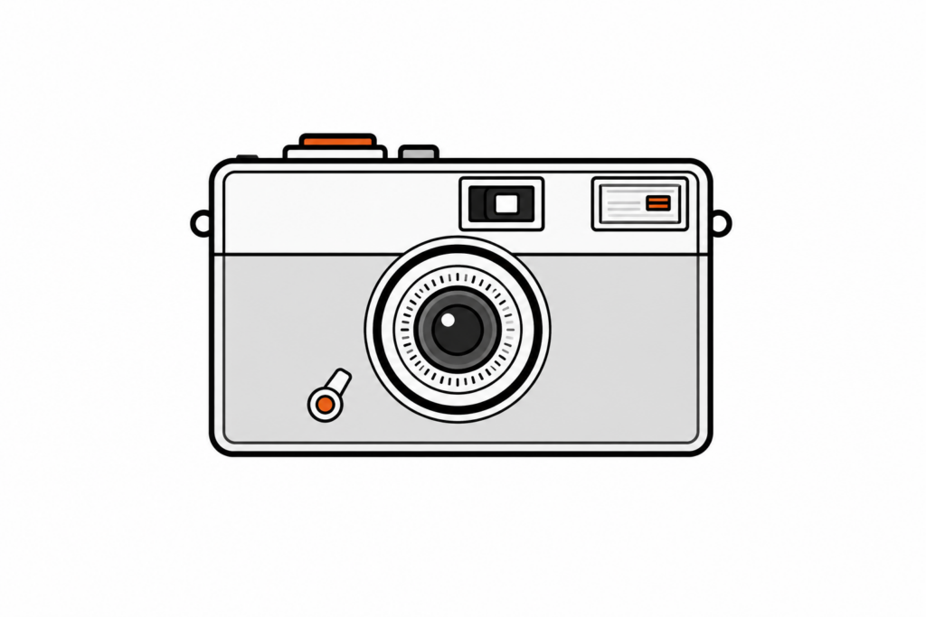 Location appareils photo argentiques mariage pour tables de réception
